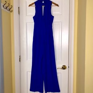 XOXO Royal Blue Flowy Jumpsuit